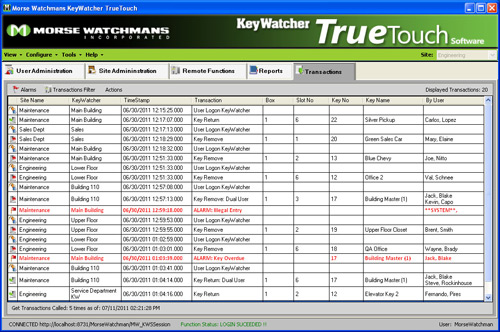 KeyWatcher TrueTouch client software
